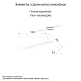 Планка карнизная 100х69х2000 NormanMP (ПЭ-01-9003-0.5)