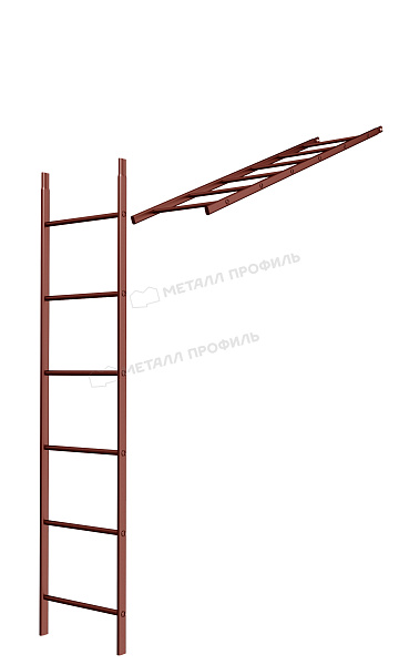 Лестница кровельная стеновая дл. 1860 мм без кронштейнов (3011) ― где приобрести в Нижнем Новгороде? В нашем интернет-магазине!