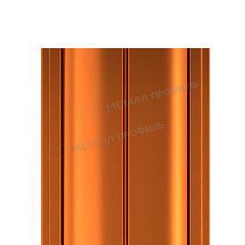 Штакетник металлический МЕТАЛЛ ПРОФИЛЬ ELLIPSE-T 19х126 (AGNETA-20-Copper\Copper-0.5)