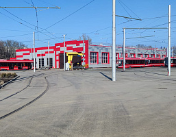 В Таганроге завершено строительство и реконструкция зданий трамвайного депо.